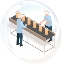 大手を凌ぐ生産量を支える高い製造能力